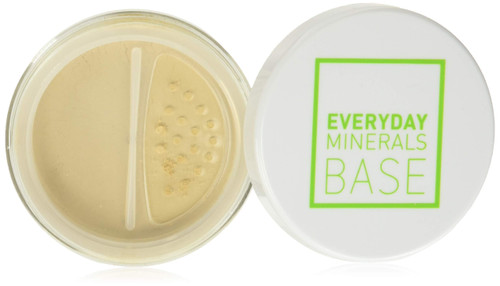 Everyday Minerals Base | Medium 4N Jojoba Base Mineral Powder Foundation Makeup for Neutral Undertones and Dry Skin Type | Vegan and Cruelty Free