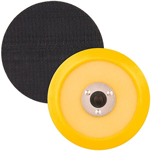TCP Global 6" DA Polisher & Sander Pad - Hook & Loop Face - Random Orbital Backing Plate