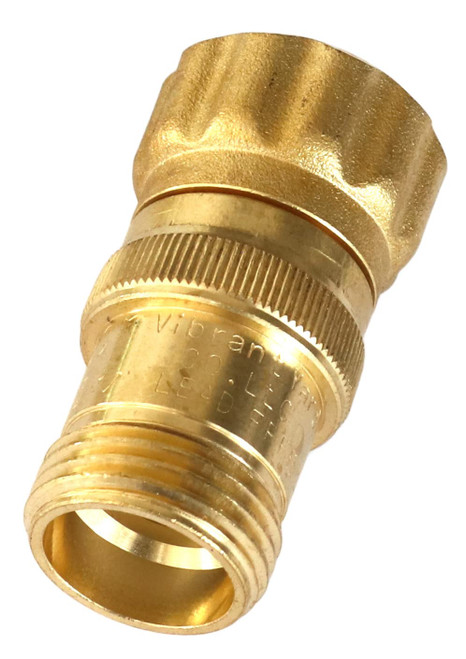 Drip Irrigation and Soaker Hose 25 PSI Pressure Regulator, 3/4" Female Hose Thread x 3/4" Male Hose Thread Lead-Free Brass