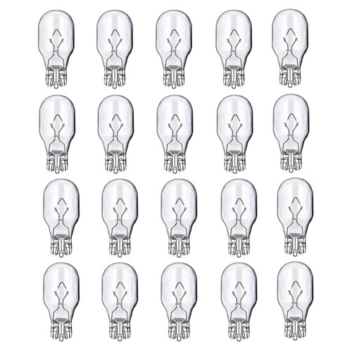4W 12V T5 Light Bulbs for Landscape Light Bulbs/ Wedge Base Low Voltage Lights Bulbs/ Garden Light Bulbs/ Deck Light Bulbs/ Yard Light Bulbs/ Malibu Bulbs - 20 Pack (4W)