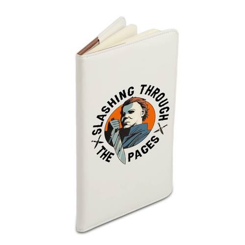 CMNIM Michael Myers Notebook Horror Movie Writing Journal Slashing Through The Pages Horror Movie Merchandise Gift for Fans (slashing through the pages)
