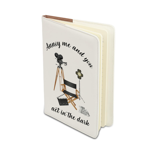 BAUNA Stage Manager Gifts Notebook Stage Crew Theatre Tech Journal Funny Theatre Gift for Theatre Tech (lighting crew notebook)