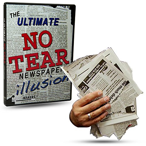 Magic Makers The Ultimate NO Tear Newspaper Illusion Magic Training - Packs Flat Plays Big!