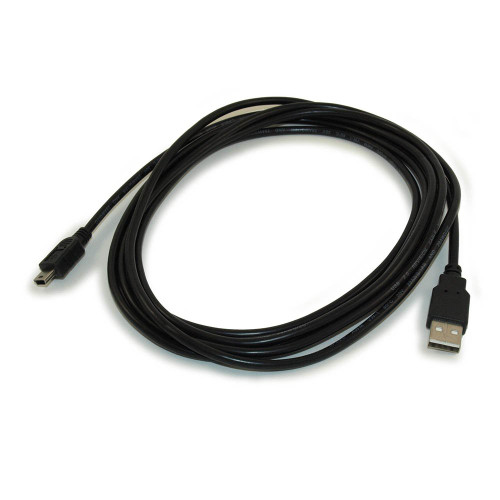 MyCableMart 10ft USB 2.0 Certified 480Mbps Type A Male to Mini-B/5-Pin Male Cable