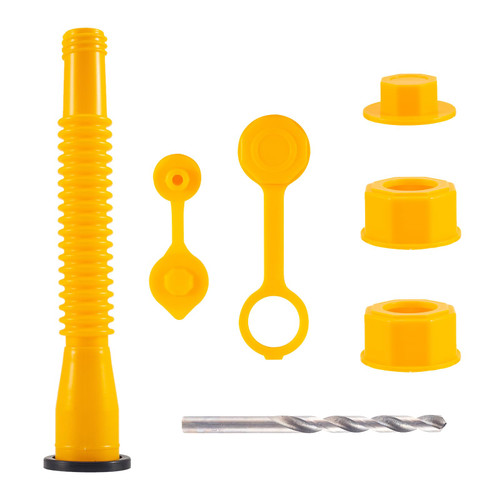 7Pcs Gas Can Spout Replacement, Gas Can Nozzle 1/2/5/10 Gallon Gas Can Replacement with Gas Can Cap, Gas Can Spout Kit,Screw Collar Caps, Gas Can Vent Caps, Spout Cover 7Pcs Gas Can Spout Replacement, Gas Can Nozzle 1/2/5/10 Gallon Gas Can Replacement with Gas Can Cap, Gas Can Spout Kit,Screw Collar Caps, Gas Can Vent Caps, Spout Cover