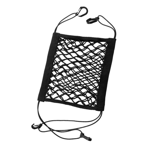 Motorcycle Cargo Net for Helmet Storage, Elastic Motorcycle Bungee Net Small Cargo Net Double Layer with 4 Hooks Motorcycle Accessories Storage Organizer Luggage Net for Motorcycle, Bike,Trike Bicycle