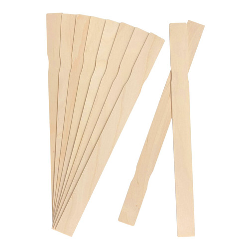 25 Pack Paint Stir Sticks, 12 Inch Wooden Paint Sticks for Mixing, Paint Stirrers, Garden and Library Markers