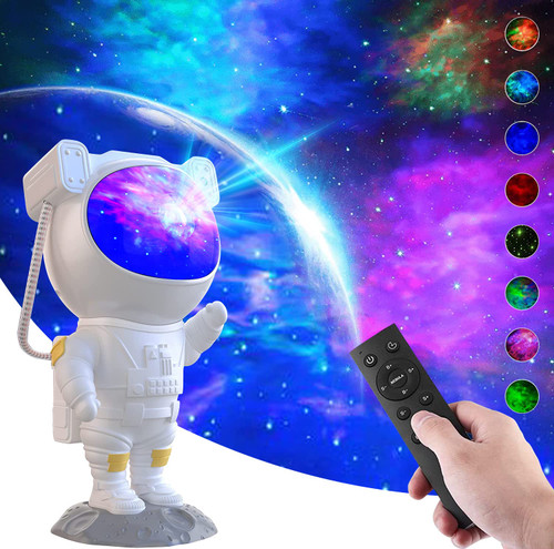 Star Projector Night Light, Tiktok Astronaut Space Projector, Starry Nebula Ceiling LED Lamp with Timer and Remote, Kids Room Decor Aesthetic, Gifts for Christmas, Birthdays, Valentine's Day