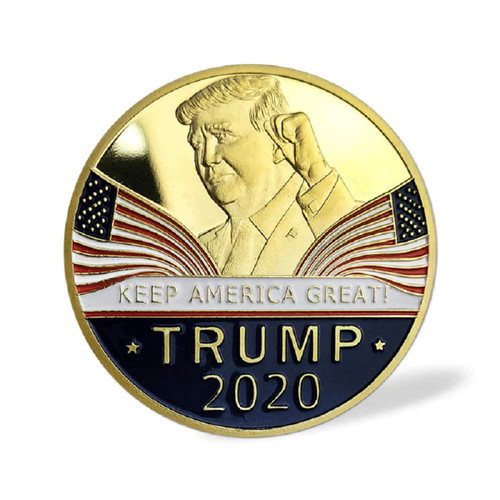 Keep America Great 2020 Donald Trump Commemorative Gold Coin American President