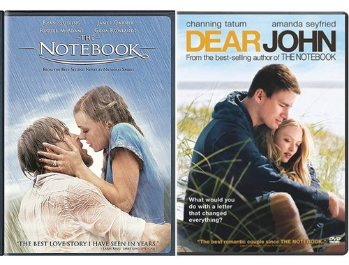 Dear John & The Notebook Romance Movies DVD Set Double Feature Love Twice as Much