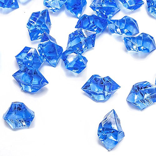 Navy Blue Fake Crushed Ice Rocks, 150 PCS Fake Diamonds Plastic Ice Cubes Acrylic Clear Ice Rock Diamond Crystals Fake Ice Cubes Gems for Home Decoration Wedding Display Vase Fillers by DomeStar Navy Blue Fake Crushed Ice Rocks, 150 PCS Fake Diamonds Plastic Ice Cubes Acrylic Clear Ice Rock Diamond Crystals Fake Ice Cubes Gems for Home Decoration Wedding Display Vase Fillers by DomeStar