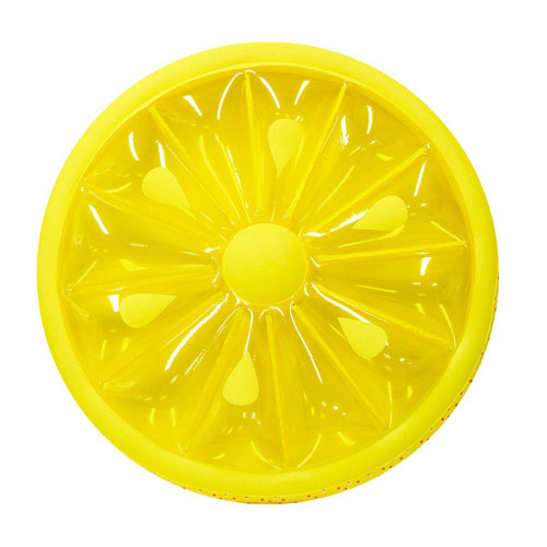 Swimline Fruit Slice Island - Lemon Yellow