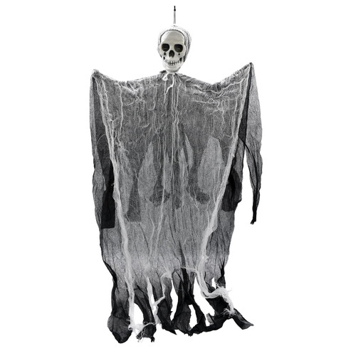 Hanging Ghosts Skull for Trees Halloween Decorations Outdoor - Hanging Grim Reapers Skeleton Flying Ghost for Porch Yard Garden Tree Indoor Office Decorations