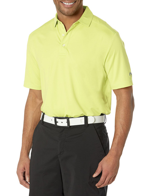 Solid Micro Hex Performance Golf Polo Shirt with UPF 50 Protection (Size Small - 3X Big & Tall), Daiquiri Green, XX-Large