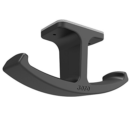 Headphone Stand Hanger, JOTO Silicone Under Desk Dual Headset Holder Mount Hook Hanger for Gaming Headphone Earphone -Black Headphone Stand Hanger, JOTO Silicone Under Desk Dual Headset Holder Mount Hook Hanger for Gaming Headphone Earphone -Black
