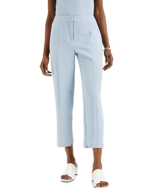 Alfani Womens Zippered Hem Casual Trouser Pants, Blue, 14 Alfani Womens Zippered Hem Casual Trouser Pants, Blue, 14