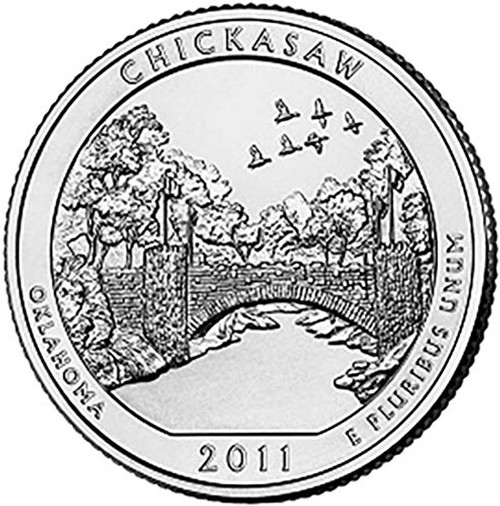 2011 S Clad Proof Chickasaw Oklahoma National Park NP Quarter Choice Uncirculated US Mint 2011 S Clad Proof Chickasaw Oklahoma National Park NP Quarter Choice Uncirculated US Mint