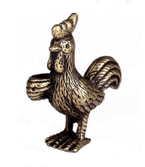 DMtse Brass Mini Antique Chicken Incense Holder Burner Statue Ornaments Meditation Seated Pose Attractive & Serene Small Figurine Collectible DMtse Brass Mini Antique Chicken Incense Holder Burner Statue Ornaments Meditation Seated Pose Attractive & Serene Small Figurine Collectible