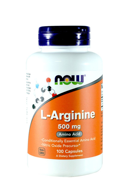 Now Foods Arginine 500mg, 100 Capsules (Pack of 2) Now Foods Arginine 500mg, 100 Capsules (Pack of 2)