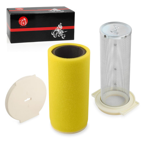 Air Filter & Guide & END CAP Kit 2000 2001 2002 For Yamaha KODIAK 400 YFM400 5GH-14458-01-00 5GH-14451-00-00