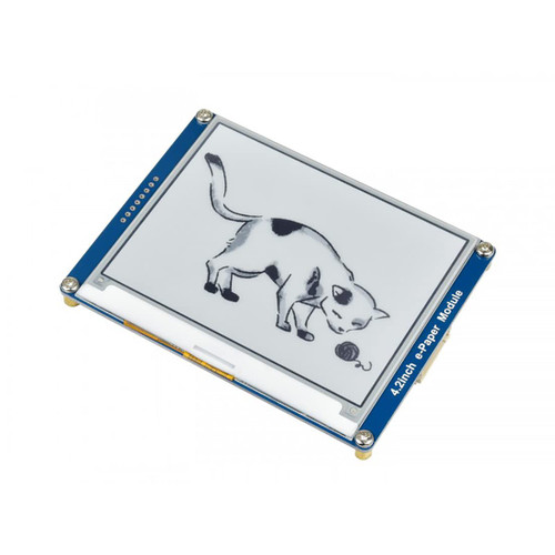 Coolwell Waveshare 4.2inch E-Ink Display E-Paper Screen Module for Raspberry Pi 4B+ 4B 3B+ 3B 2B+ Zero W WH 2 W Jetson Nano SPI Interface 400x300 Resolution