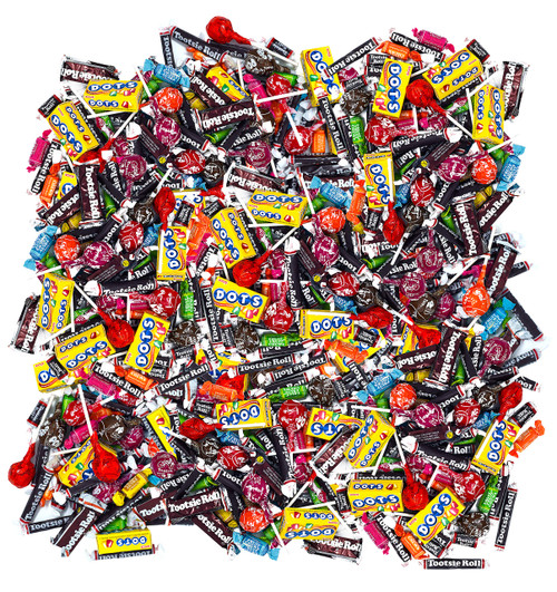 Wholesale Assortment Tootsie Roll DOTS Fruit Chews Tootsie Pops Variety Mix 170-Ounce 415-Piece Bag Wholesale Assortment Tootsie Roll DOTS Fruit Chews Tootsie Pops Variety Mix 170-Ounce 415-Piece Bag