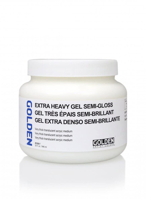 Golden Artist Colors - Extra Heavy Gel Semi-Gloss - 32 oz Jar