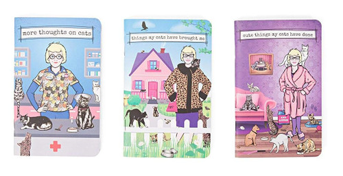Mcphee Crazy Cat Lady Notebooks Set of 3
