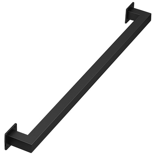 Staircase Handrail for Indoor Stairs, 2ft Modern Hand Railings Grab Bar Kit with Matte Black Finished, Non-Slip Wall Mount Decking Railings for Bars Lofts Kindergarten Guardrail Corridor(2ft)