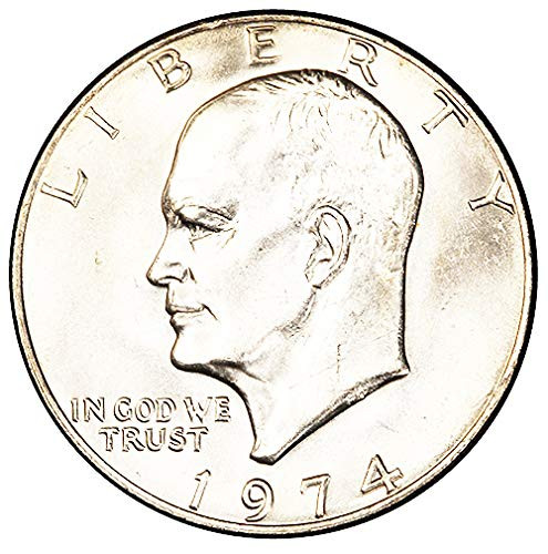 1974 P BU Eisenhower Dollar Choice Uncirculated US Mint