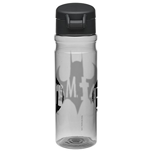 Zak! Designs Tritan Water Bottle with Flip-top Cap featuring DC Comics Retro Batman Graphics, Break-resistant and BPA-free Plastic, 26 oz.