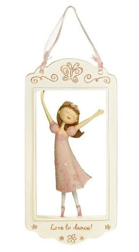 Grasslands Road Life's A Stage Dancer Plaque ~ Pink