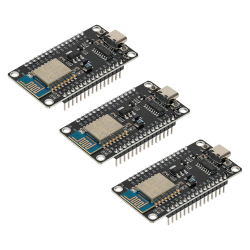 3pcs ESP8266 Serial Wireless Module CH340 ESP-12E NodeMCU LUA WiFi V3 Internet Development Board Compatible with Arduino IDE, Micropython