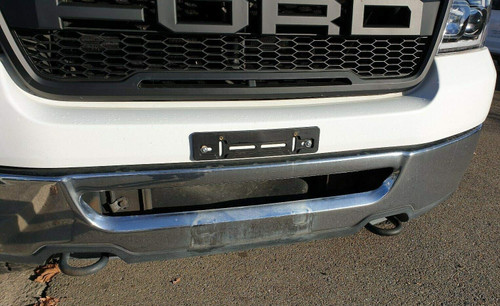 2 Front License Plate Tag Holder Mounting Mount Adapter Bumper Kit Brackets for Ford (All Models) Quantity Discount (9.45$ to 5.60$) (Each with 6 Screws + 2 Built in Nuts) New (2)