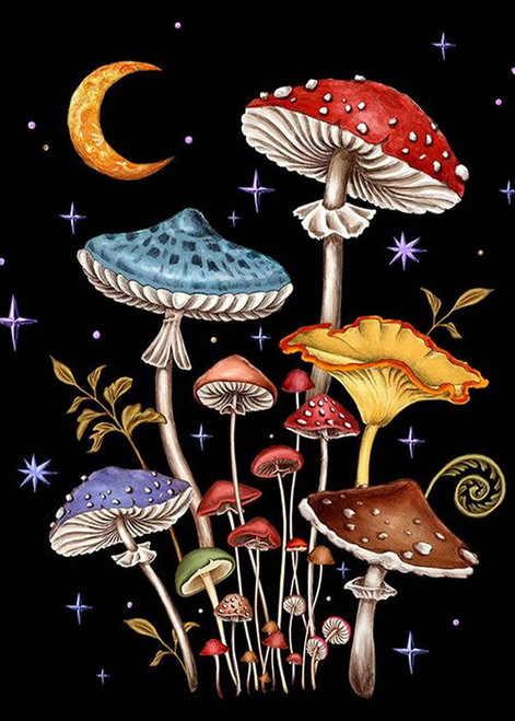 YSUNETER Mushroom Diamond Art Painting Kits for Adults -Round Full Drill Diamond Dots Paintings for Beginners, Paint with Diamonds Gem Art Painting Kits DIY Adult Crafts Diamond Art Project Kits YSUNETER Mushroom Diamond Art Painting Kits for Adults -Round Full Drill Diamond Dots Paintings for Beginners, Paint with Diamonds Gem Art Painting Kits DIY Adult Crafts Diamond Art Project Kits