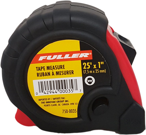 Fuller Tool 750-0035 25 Foot x 1' Tape Measure