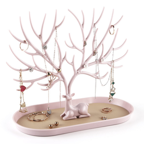 MORE&LESS Antlers Jewelry Display Stand,Tree Tower Rack Hanging Organizer for Ring Earrings Necklace Bracelet MORE&LESS Antlers Jewelry Display Stand,Tree Tower Rack Hanging Organizer for Ring Earrings Necklace Bracelet