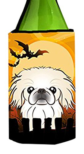 Caroline's Treasures Halloween Pekingese Wine Bottle Koozie Hugger, 750 ml, Multicolor