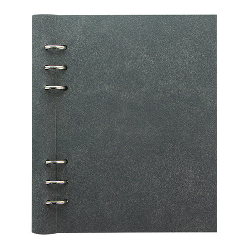 Filofax Clipbook, A5 Size, Architexture Collection, Refillable Notebook, 7.25" x 8.375", Concrete (B145008)