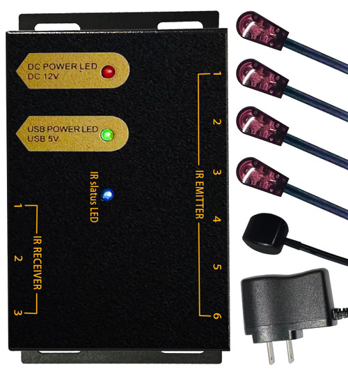 ENSIGEAR IR Repeater Kit, ir Repeater System?IR Remote Control Extender .IR Extender 100 Feet.