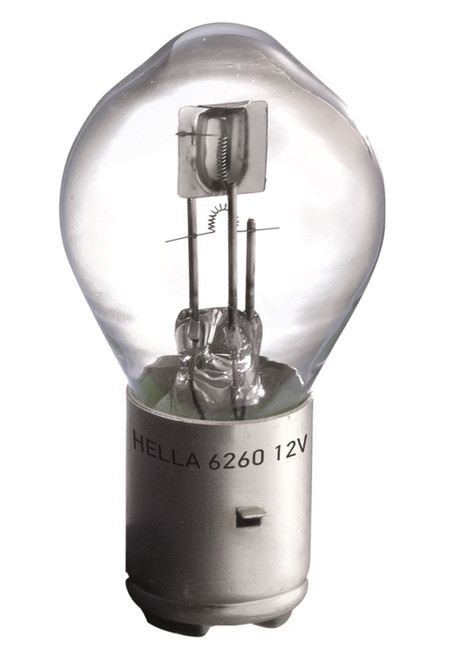 HELLA 6260 Miniature Standard Bulb, 12V, 60/60W
