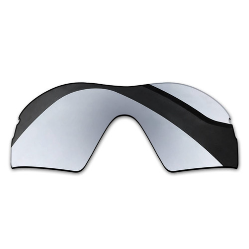 Shadespa Polarized Replacement Lenses for Oakley Radar XL Sunglasses - Silver Frost