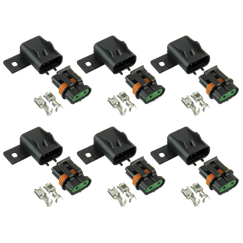 BOJACK Waterproof Sealed ATO ATC Fuse Holder Assembly Splice Existing Wire Kit for ATO ATC Fuses (Pack of 6)