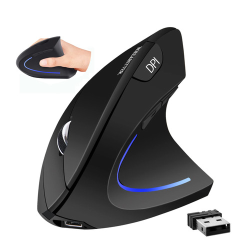 More&Better Ergonomic Wireless Mouse - Rechargeable 2.4G Optical Vertical Mice, 800 / 1200 /1600 DPI, 5 Buttons for Laptop, Desktop, PC, MacBook, gray black ergonomic mouse More&Better Ergonomic Wireless Mouse - Rechargeable 2.4G Optical Vertical Mice, 800 / 1200 /1600 DPI, 5 Buttons for Laptop, Desktop, PC, MacBook, gray black ergonomic mouse