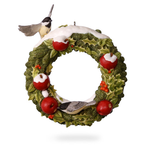 Hallmark 1795QX9452 Marjolein Bastin Marjolein's Garden #4 Wreath Keepsake Christmas Ornaments