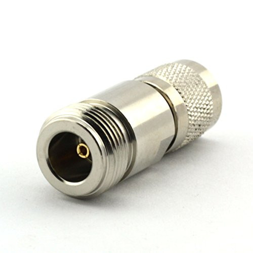 Maxmoral 2PCS TNC Male to N Female Connector RF Coax Coaxial Adapter