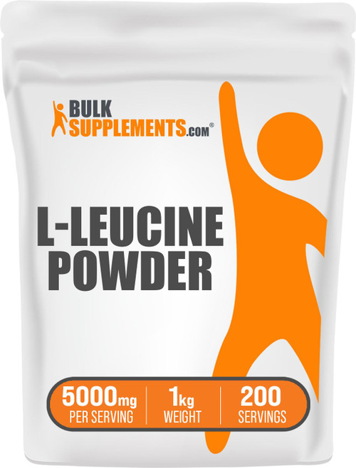 BulkSupplements.com L-Leucine Powder - Leucine Supplements for Muscle Endurance, BCAA Supplement - Amino Acid Powder - 2500mg of L-Leucine Powder per Serving - Gluten Free (1 Kilogram - 2.2 lbs) BulkSupplements.com L-Leucine Powder - Leucine Supplements for Muscle Endurance, BCAA Supplement - Amino Acid Powder - 2500mg of L-Leucine Powder per Serving - Gluten Free (1 Kilogram - 2.2 lbs)