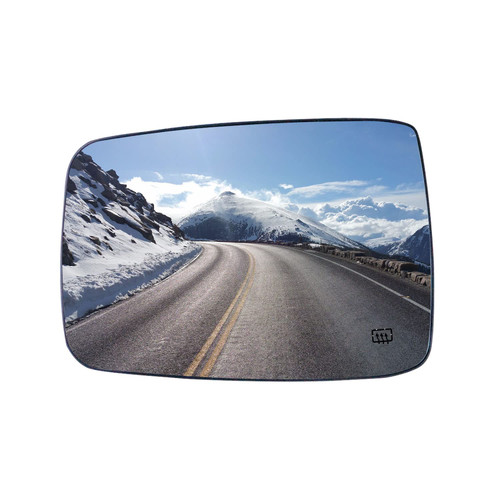 68050299AA Driver Left Side Heated Mirror Glass Compatible with 2009-2018 Dodge Ram 1500 2500 Left Heated Flat Mirror Glass with Rear Holder Replace 68079363AA