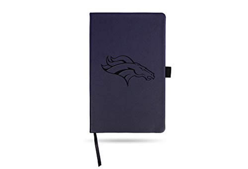 Rico Industries NFL Denver Broncos Laser-Engraved Color Notepad, 5.25 x 8.25-inches