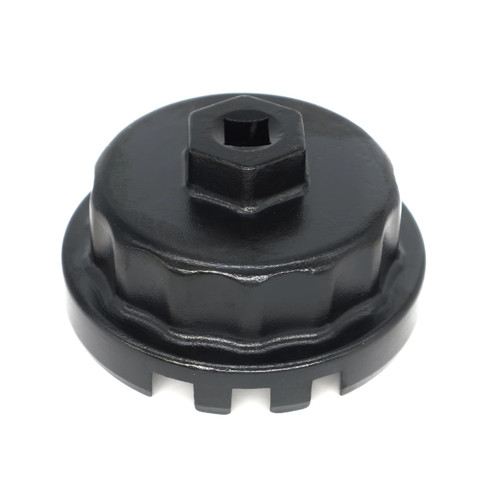 SXJZ 64mm 14 Flutes Oil Filter Wrench for Toyota Oil Filter Removal Tool Compatible with Scion RAV4 Camry Tundra Highlander Sienna Prius 2.5 - 5.7L Engine Cartridge Style Oil Filter Black SXJZ 64mm 14 Flutes Oil Filter Wrench for Toyota Oil Filter Removal Tool Compatible with Scion RAV4 Camry Tundra Highlander Sienna Prius 2.5 - 5.7L Engine Cartridge Style Oil Filter Black